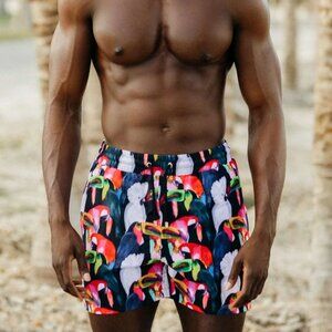 NOA SWIM SHORT IN BIRDS IN PARADISE